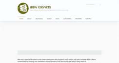 Desktop Screenshot of ibew1245vets.com